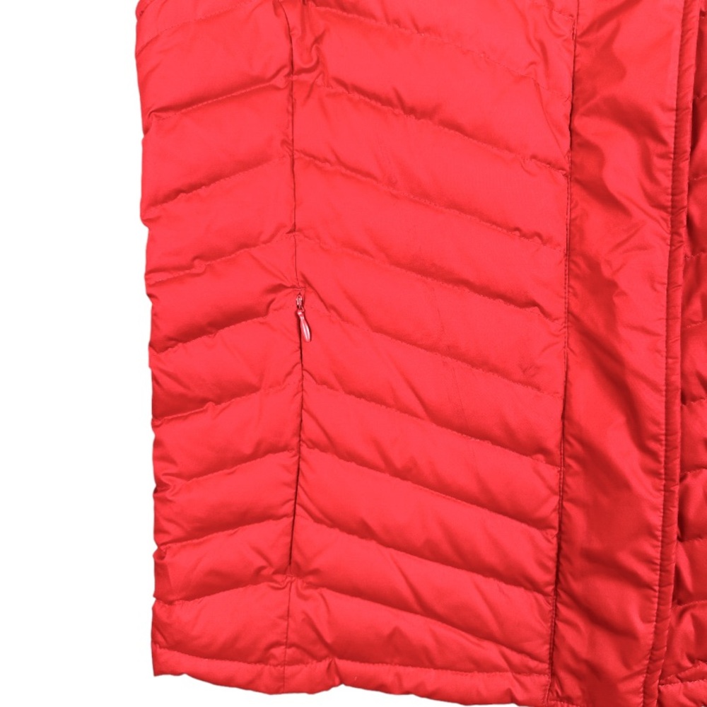 TALBOTS Sleeveless Down Red Puffer Vest Size Large - Picture 4 of 8